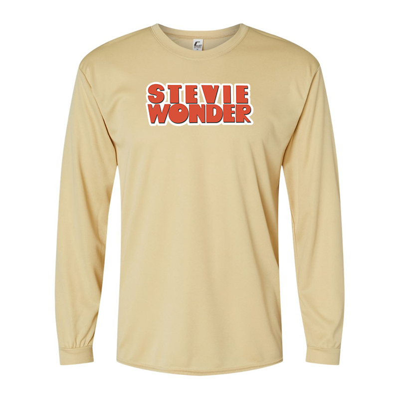 Men's  Stevie-Wonder Performance Long Sleeve T-Shirt